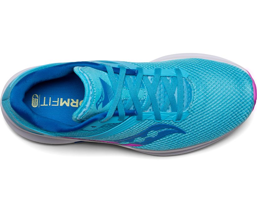 Women's Saucony Axon Running Shoes Blue | Singapore 081EBCX